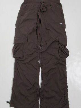 Lululemon Women's Dance Studio Relaxed-Fit Mid-Rise Cargo Pant Espresso Size XS